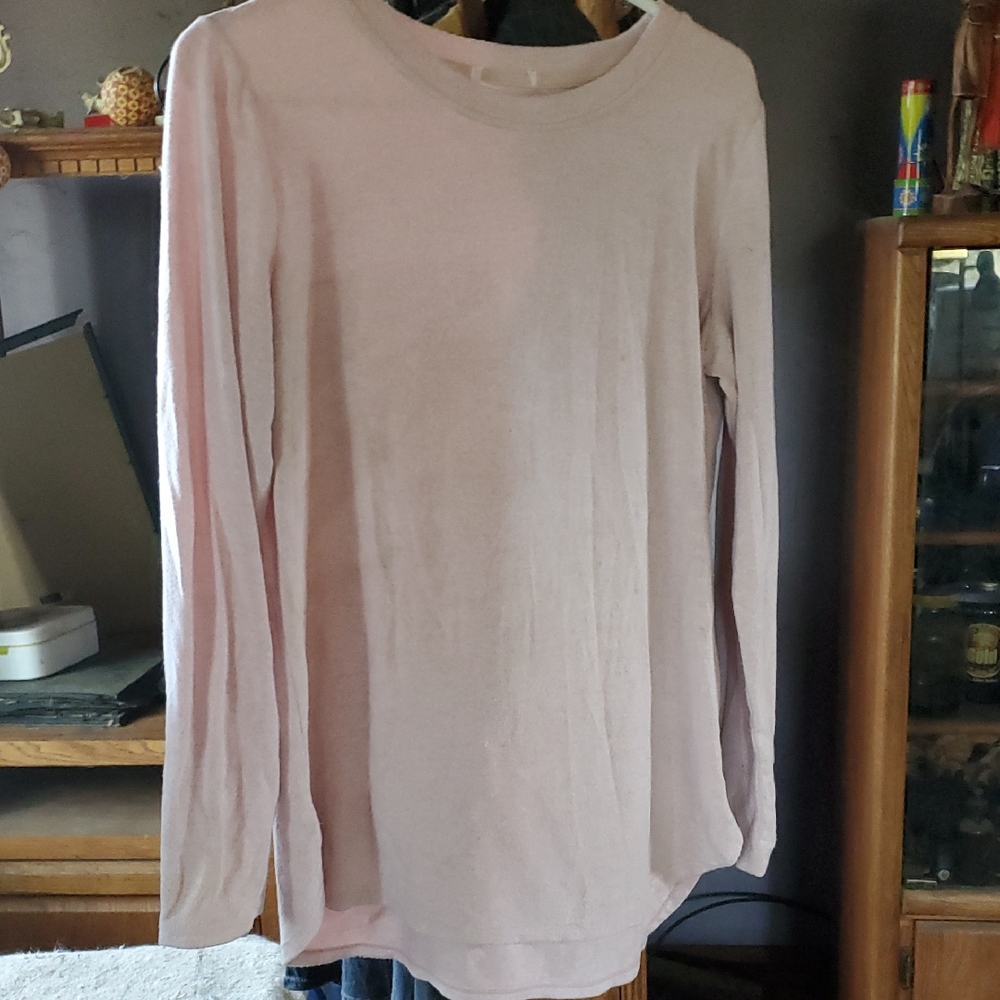 Lucky Brand Pink Long Sleeve Top